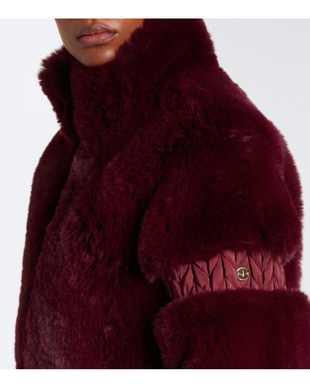 Goldbergh Purple Furry Ski Jacket