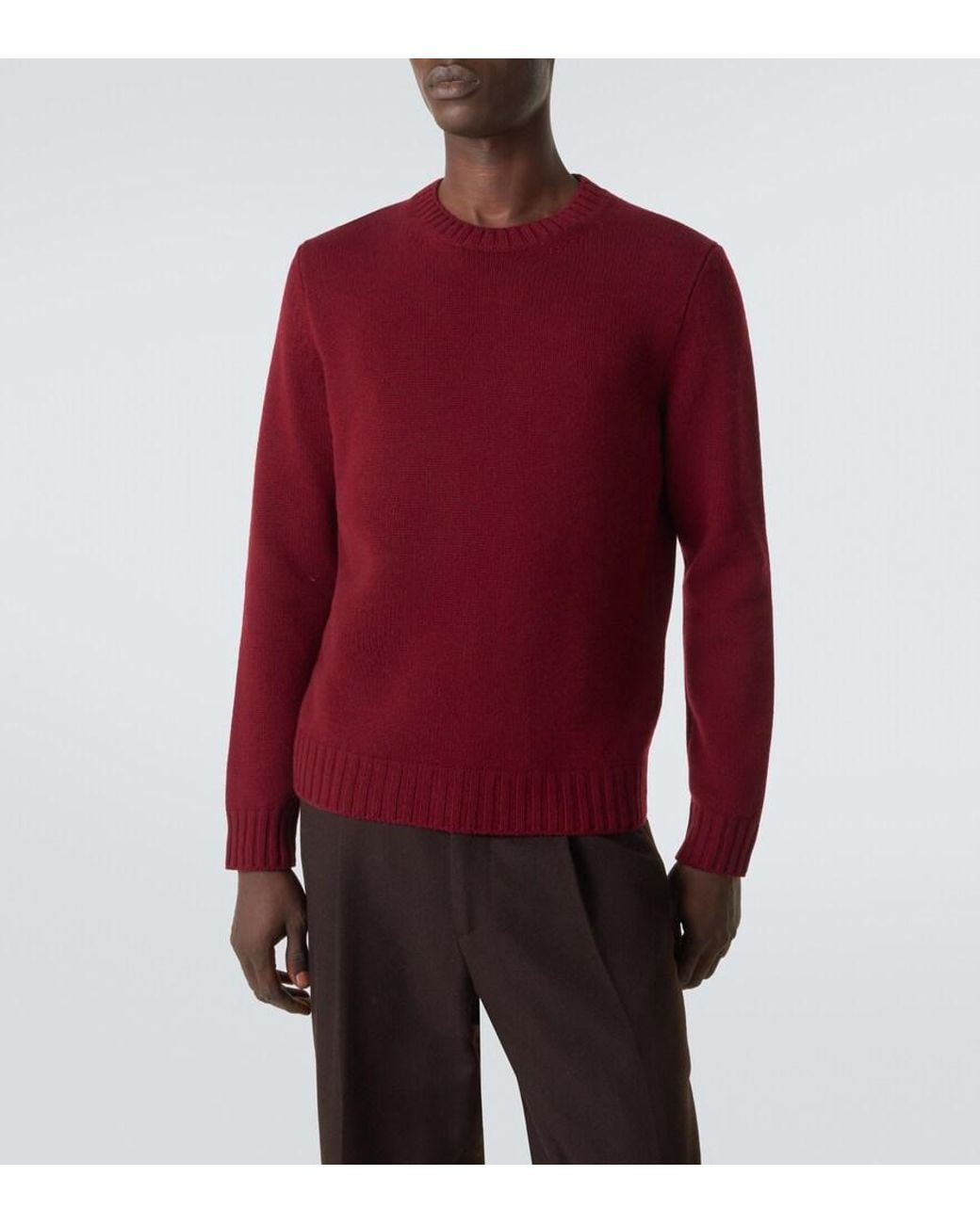 Saman Amel Pullover Gio Aus Kaschmir in Red für Herren