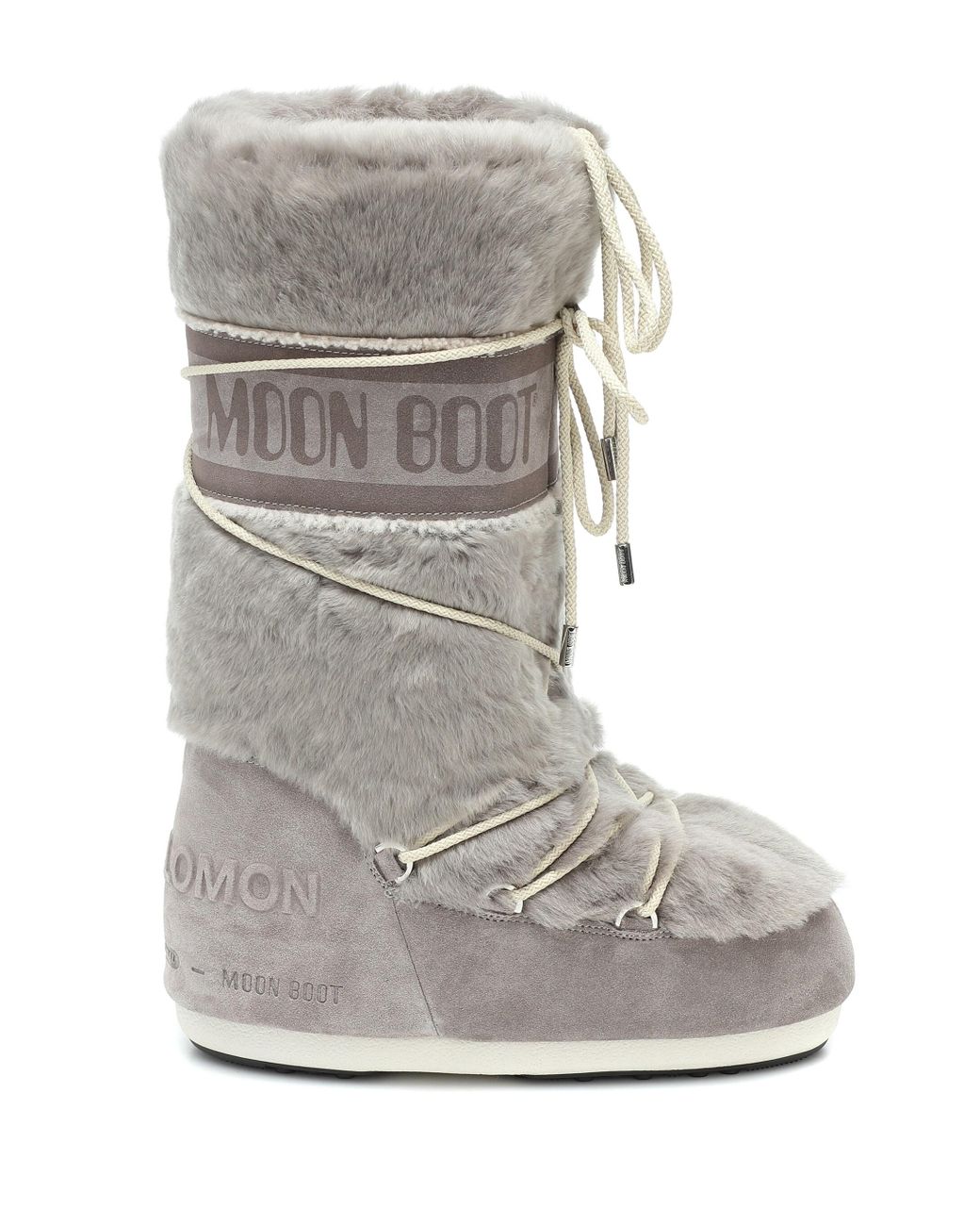 Salomon Moon Shearling Snow Boots in Grey | Lyst Australia