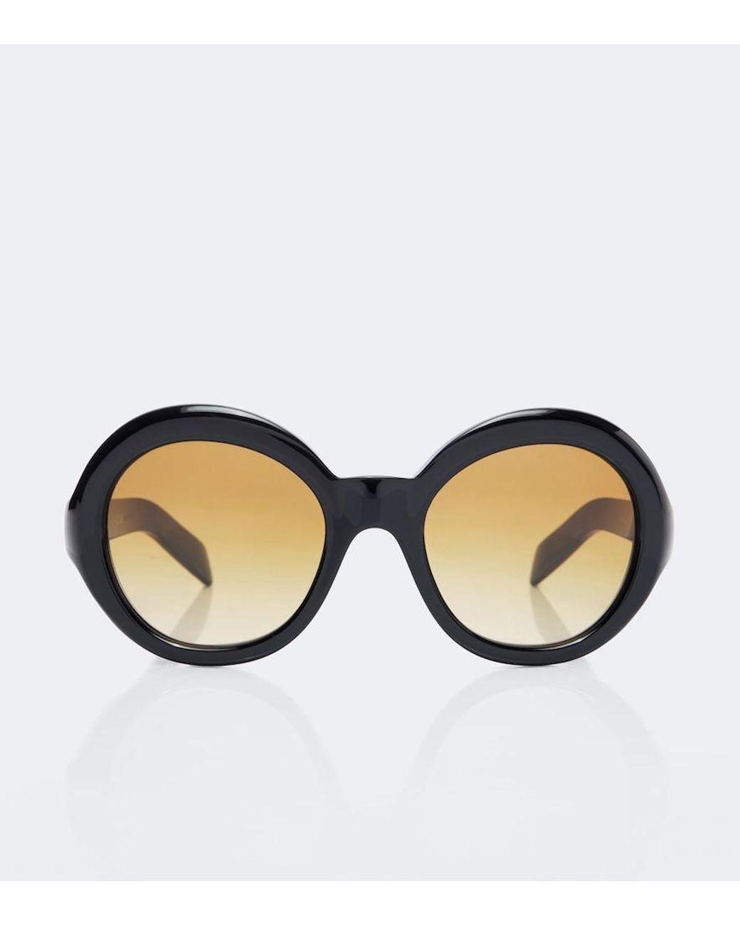 Prada Brown Shadowplay Round Sunglasses