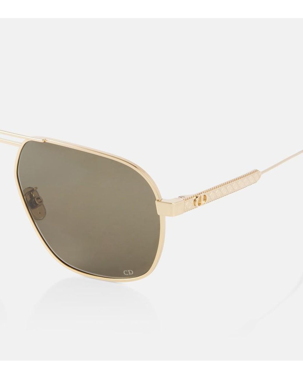 Dior Gray Diorcannage A3U Aviator Sunglasses