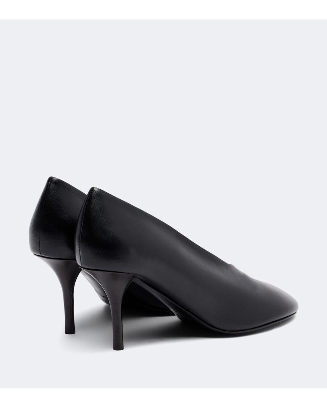 Acne Black Pumps Back Aus Leder