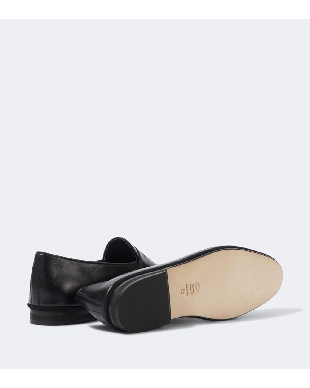 Rubinacci Loafers Aus Leder in Black für Herren