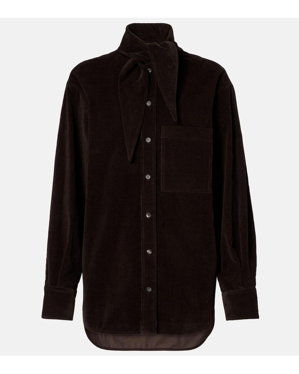 Ferragamo Black Cotton Shirt