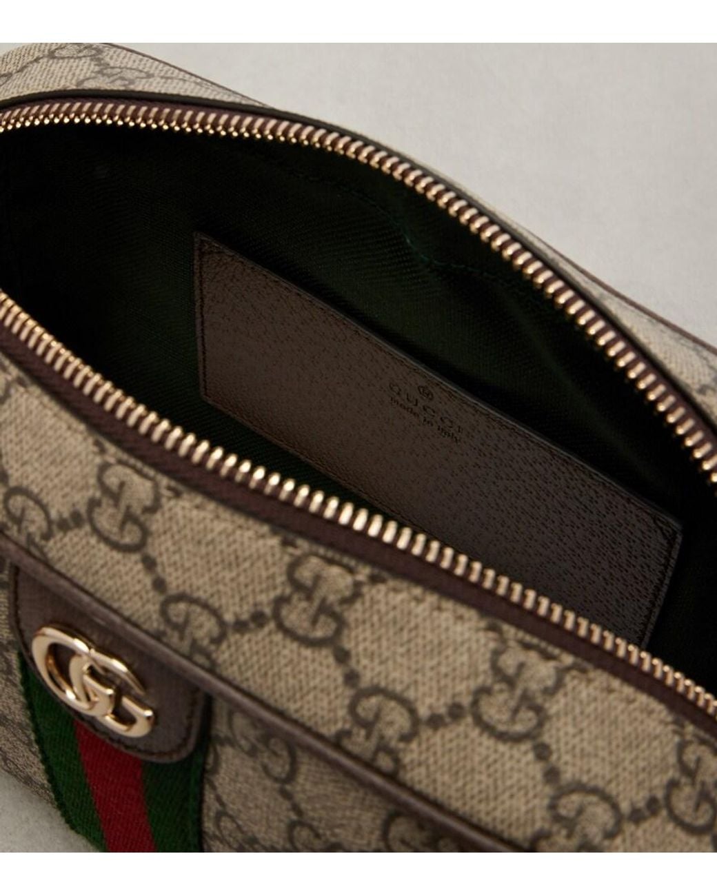 Borsa A Tracolla Ophidia Small di Gucci in Green