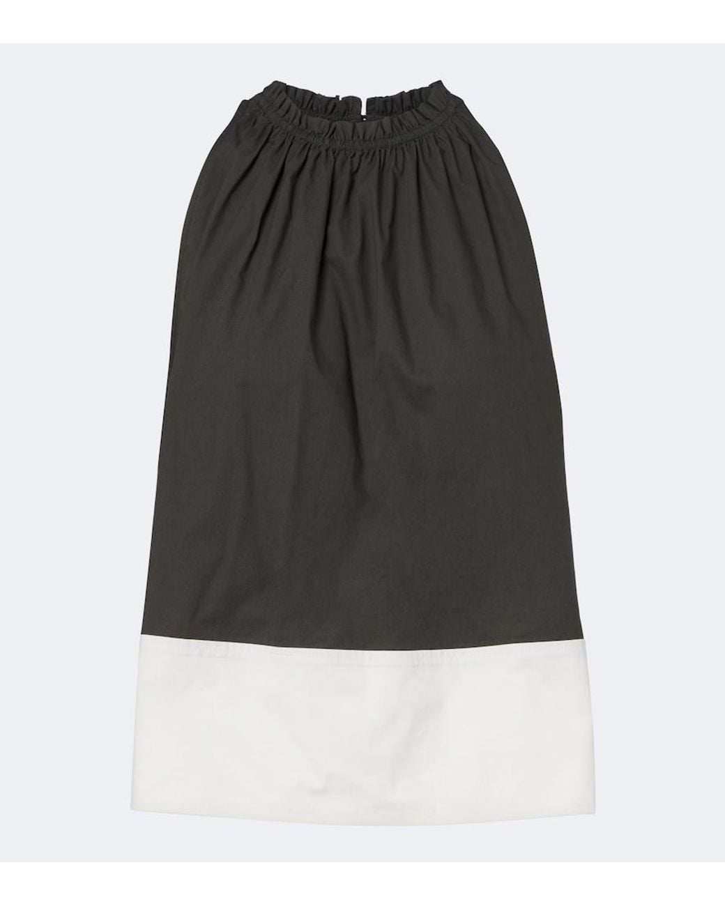 Proenza Schouler Black Label Esme Cotton Poplin Top