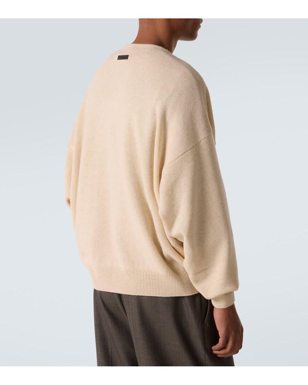 Fear Of God Natural Virgin Wool Sweater for men