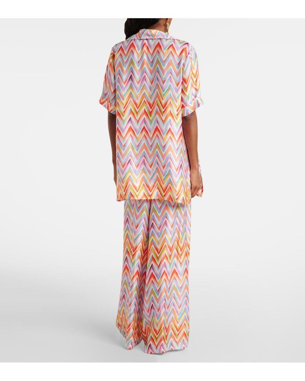 Missoni Orange Oversize-Hemd