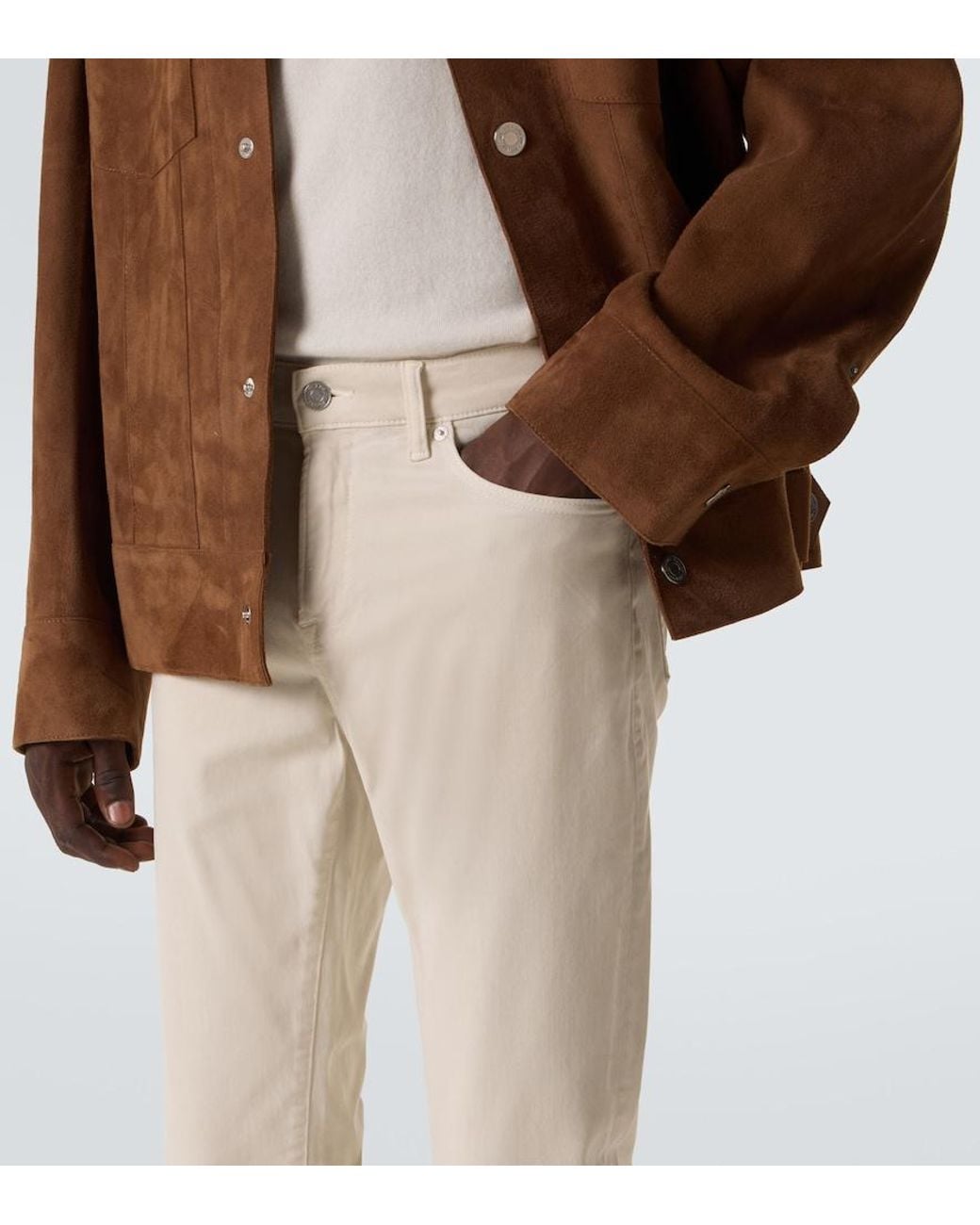FRAME Natural High-Rise Slim Jeans for men