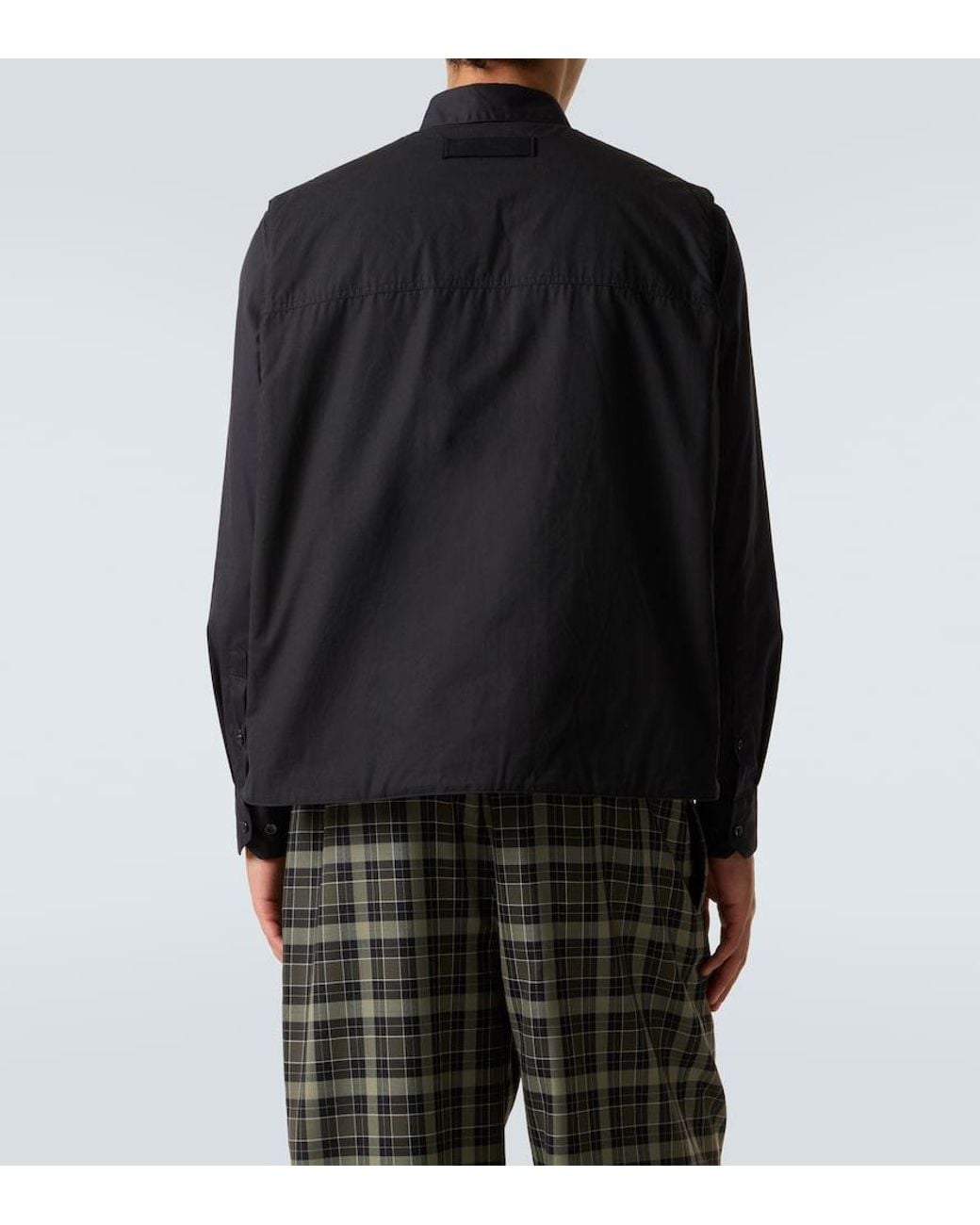 Comme des Garçons Black Cotton Gilet for men