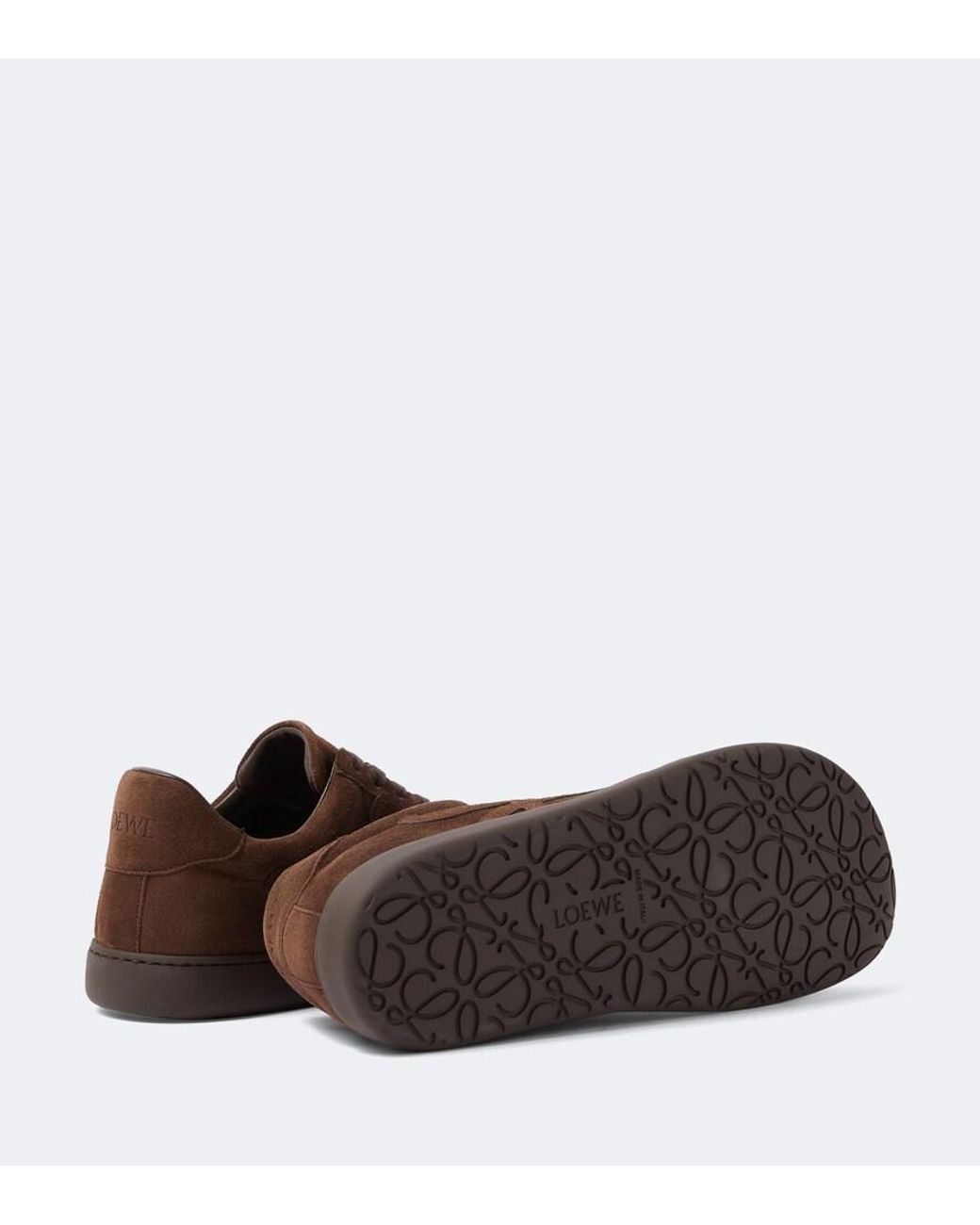 Loewe Brown Jambo Suede Sneakers for men