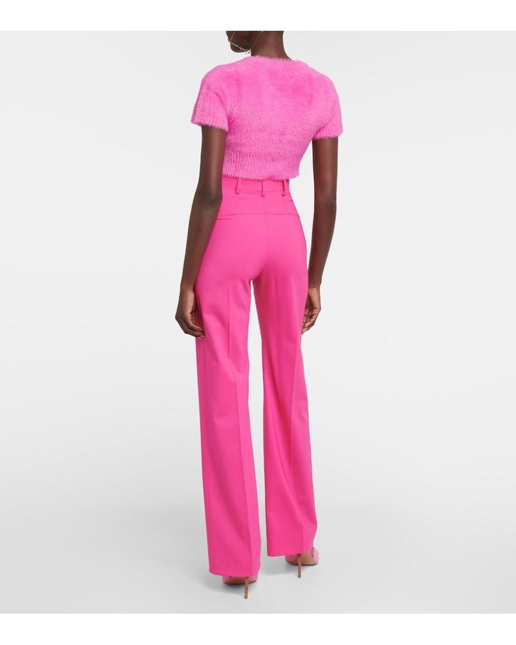 Jacquemus Pink Cardigans: The Snow Mail