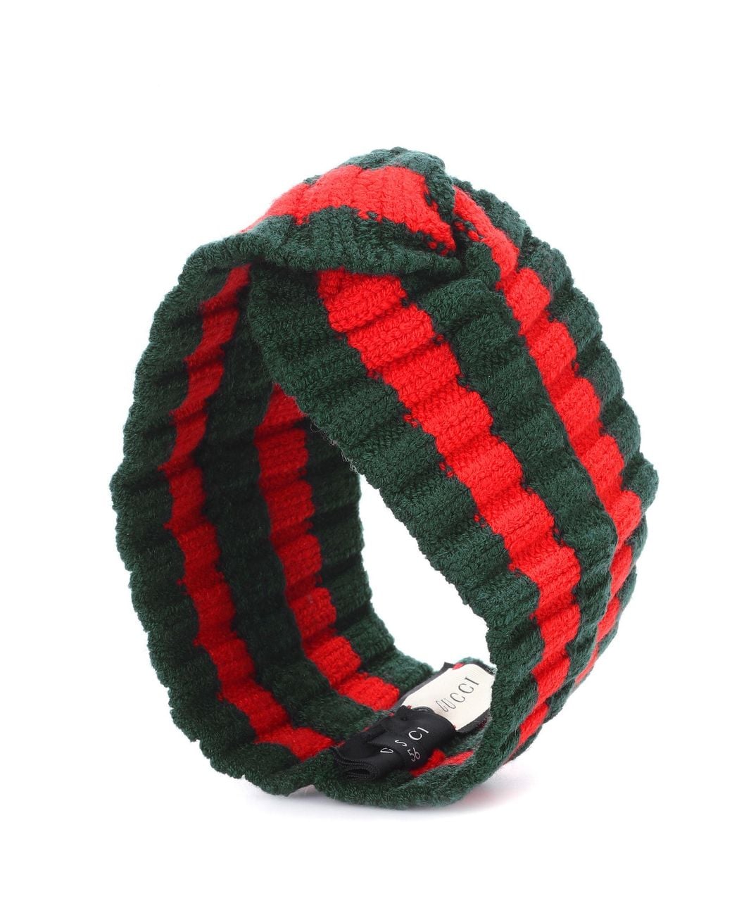 Gucci Striped Wool-blend Headband in Green | Lyst display picture 3