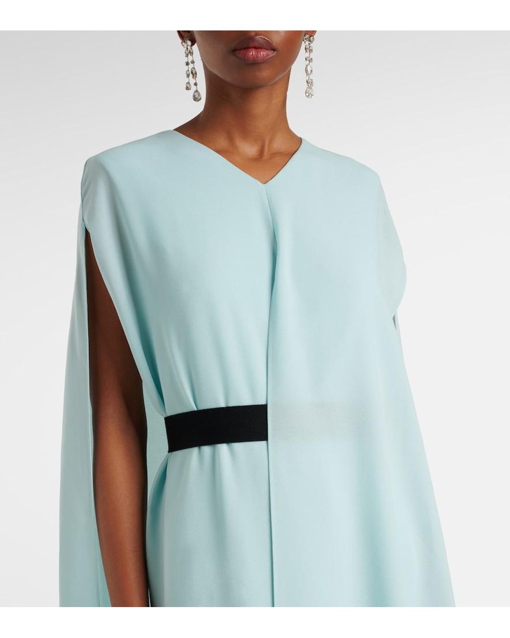 Roksanda Blue Fyera Crepe Maxi Dress