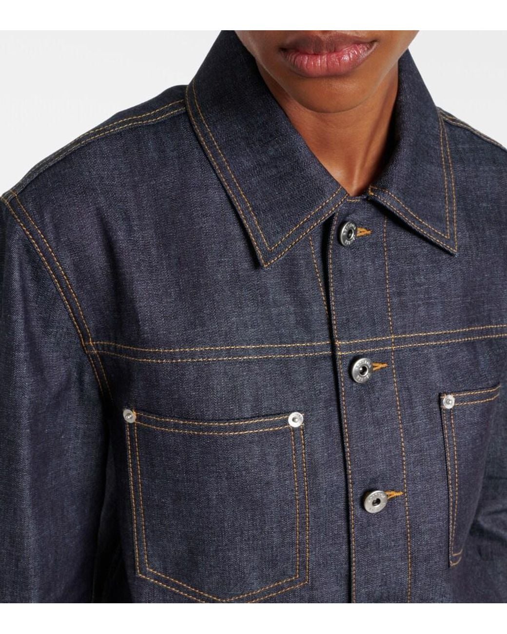 Bottega Veneta Blue Denim Jacket