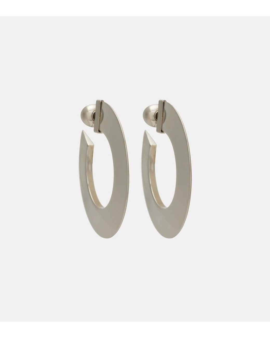 Pendientes De Aro Blade Alaïa de color Metallic