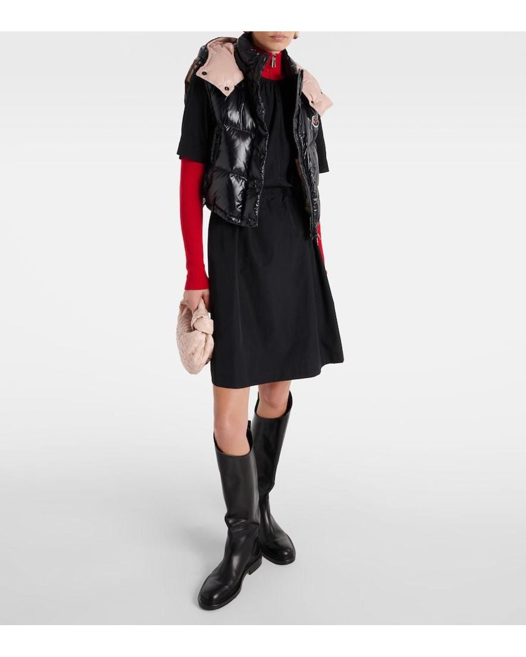 Moncler Black Quilted Down Vest