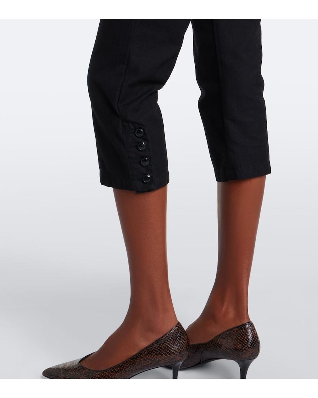 Isabel Marant Black Berna Capri Jeans