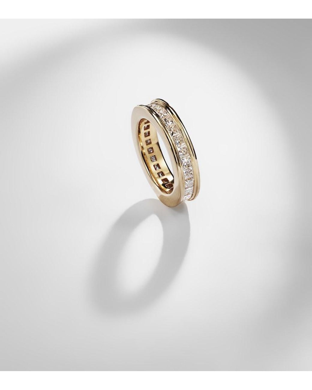 Octavia Elizabeth White Ivy Eternity 18Kt Ring With Diamonds