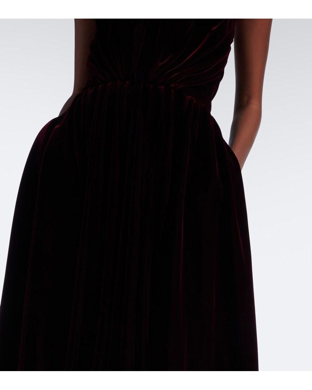Dolce & Gabbana Black Velvet Bustier Dress