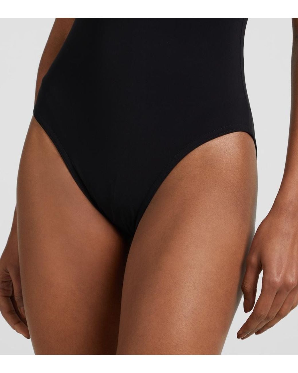 Karla Colletto Blue Alora Ruffled Swimsuit