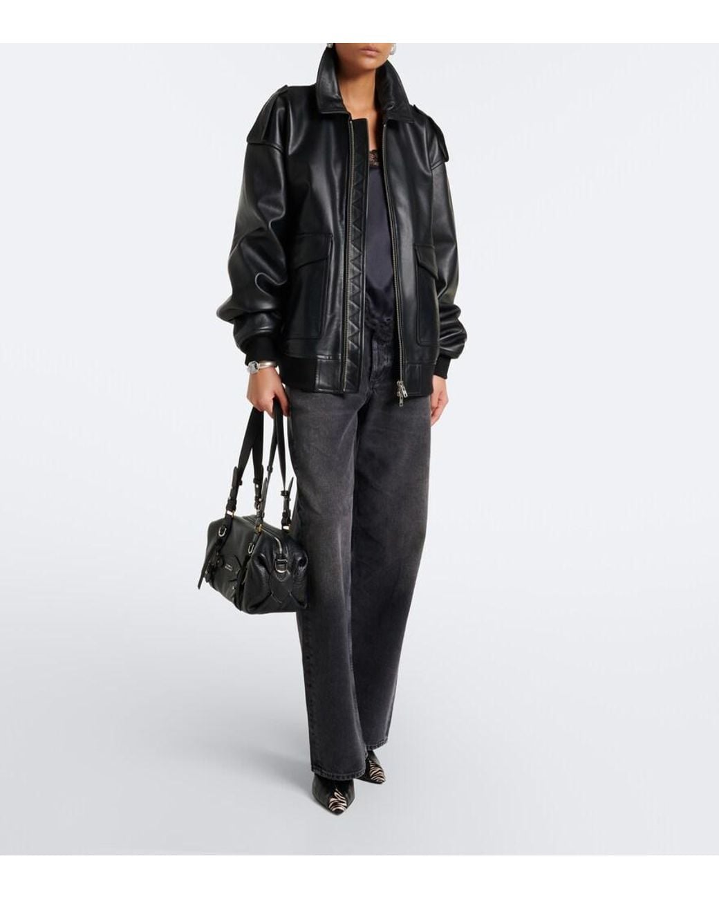 Citizens of Humanity Blue Ayla Faded Wide-Leg Jeans