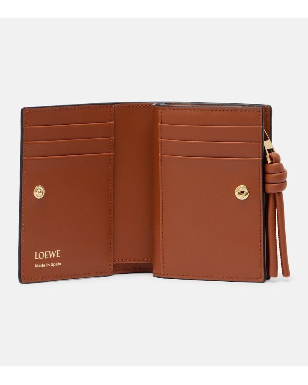 Loewe Black Knot Leather Wallet