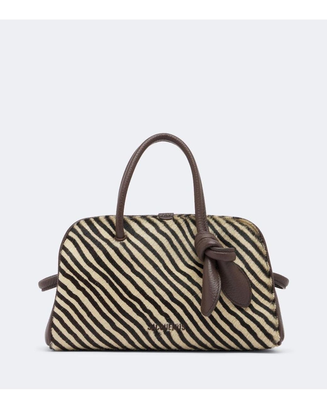 Jacquemus Multicolor Turismo Small Calf Hair Bowling Bag