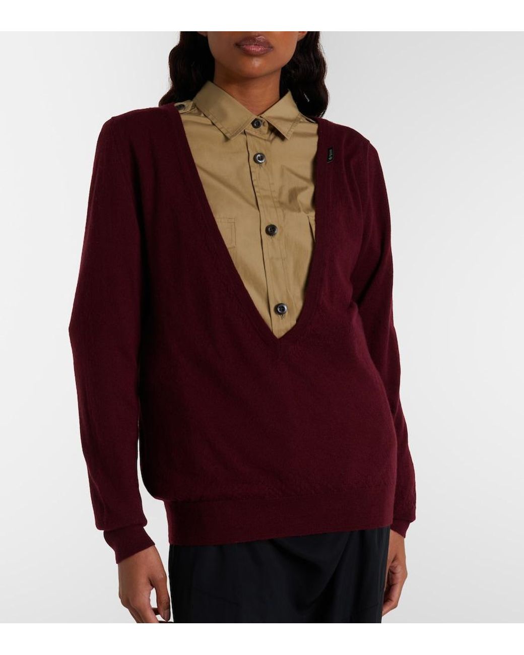Prada Red Cashmere Sweater