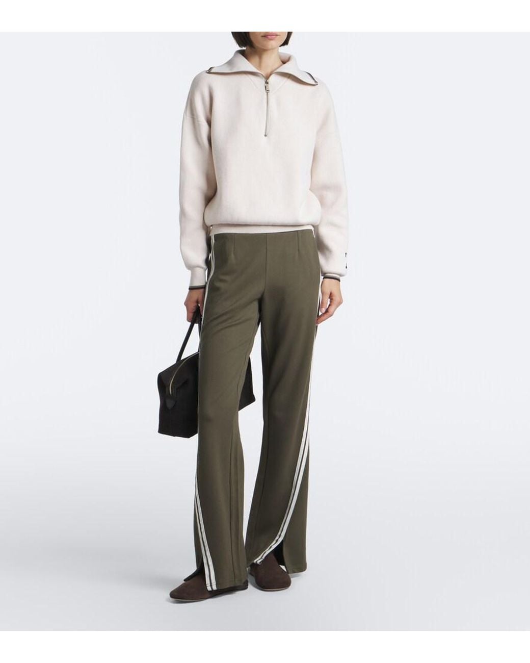 The Upside Natural Kairo Cotton-Blend Half-Zip Sweater