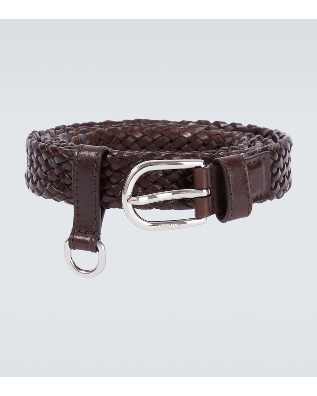Prada Guertel Aus Leder in Brown für Herren