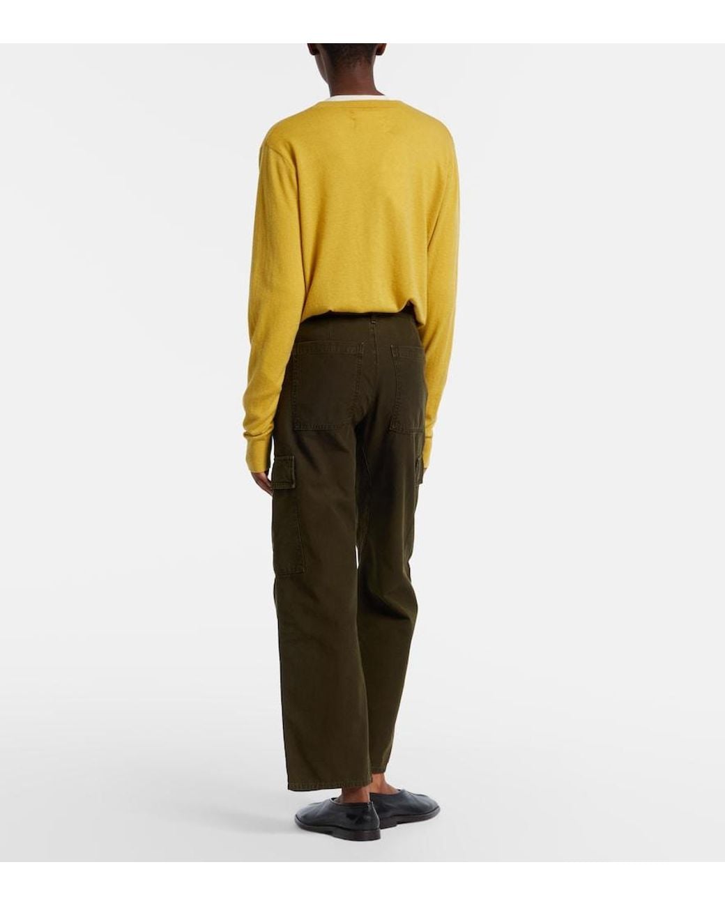 Citizens of Humanity Brown Esme Cotton Twill Cargo Pants