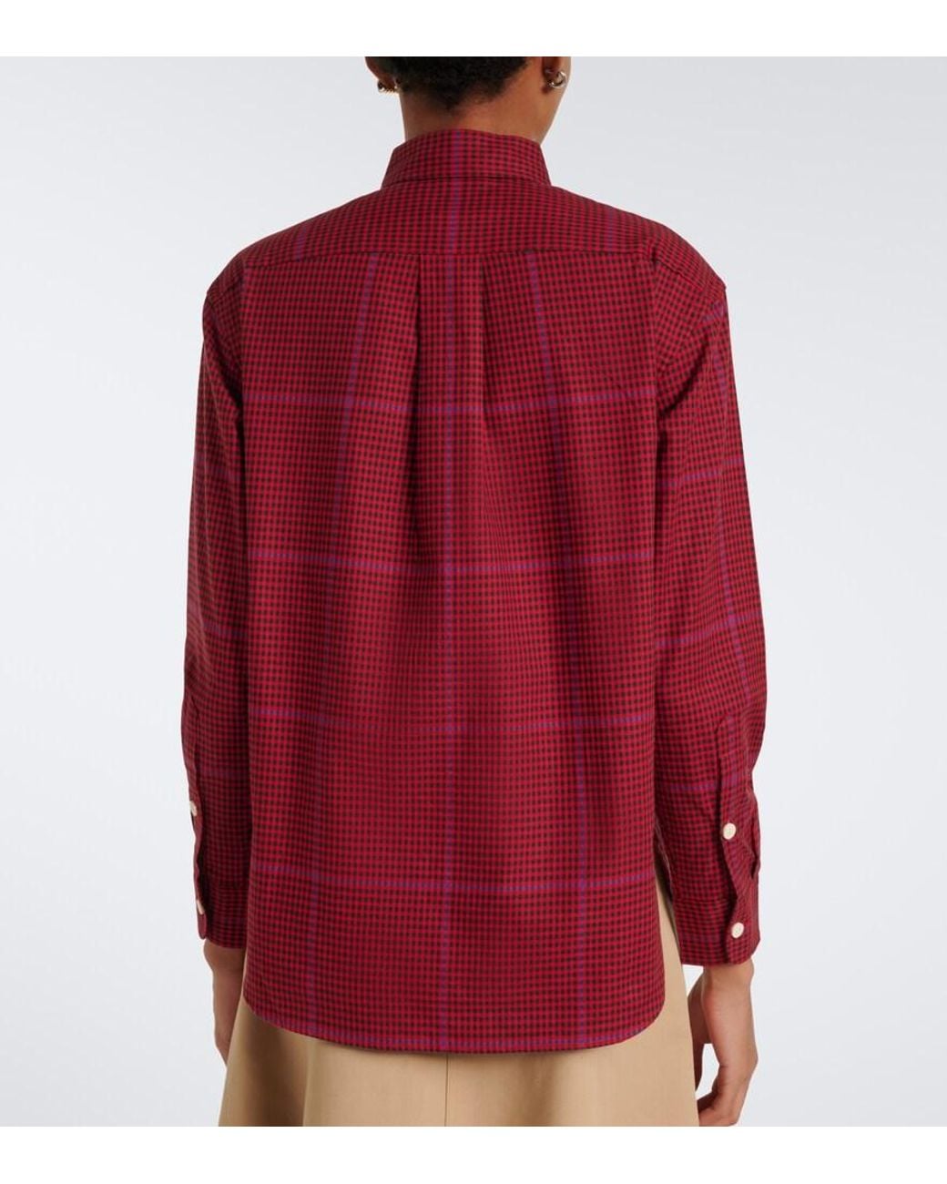 Polo Ralph Lauren Red Plaid Cotton Twill Shirt