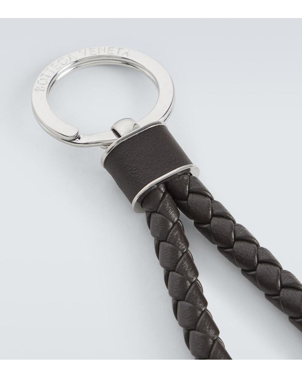 Porte-Cles En Cuir Bottega Veneta pour homme en coloris White