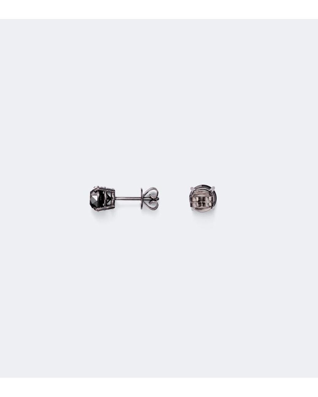SHAY White 18Kt Earrings With Diamonds for men