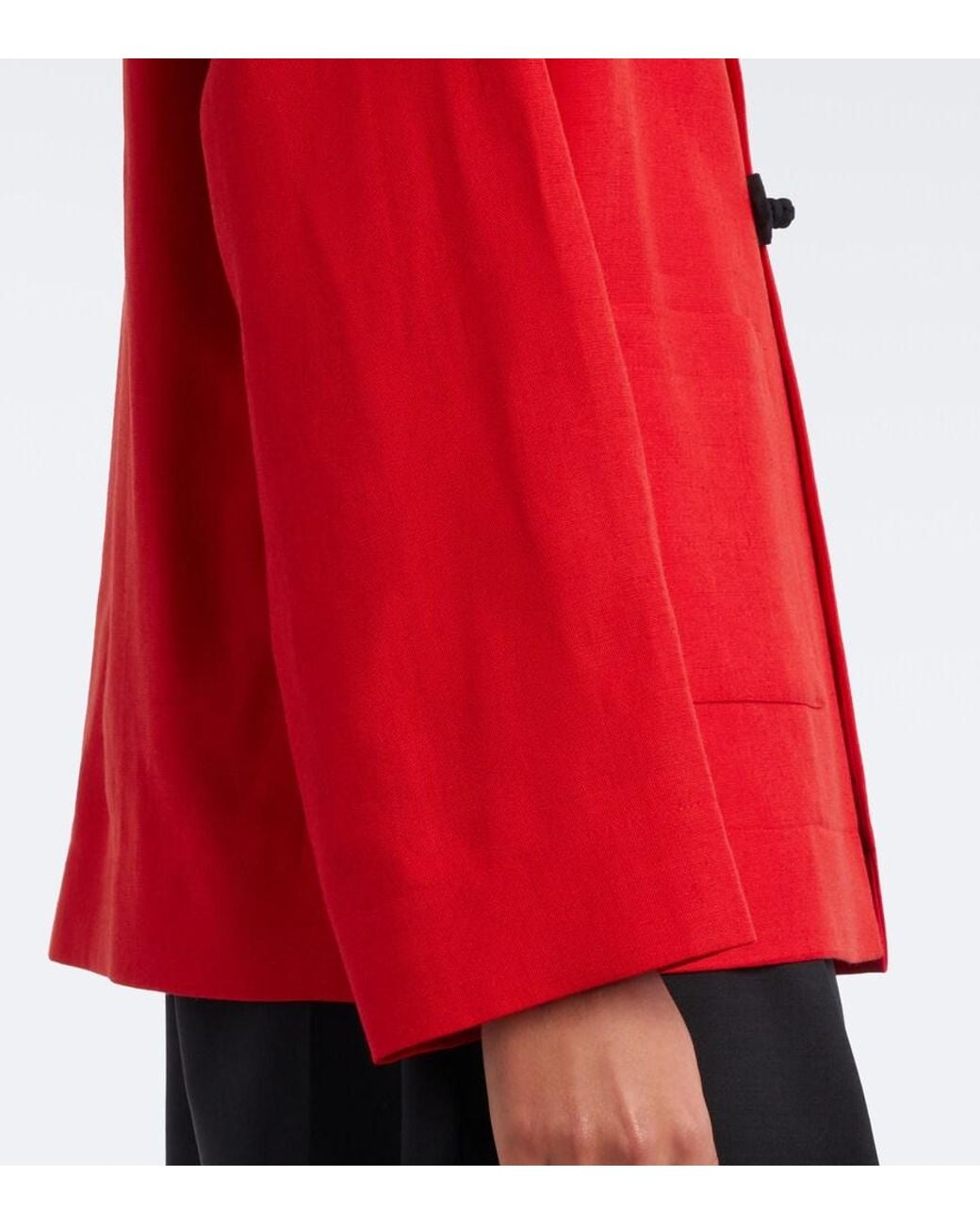Rohe Red Single-Breasted Jacket