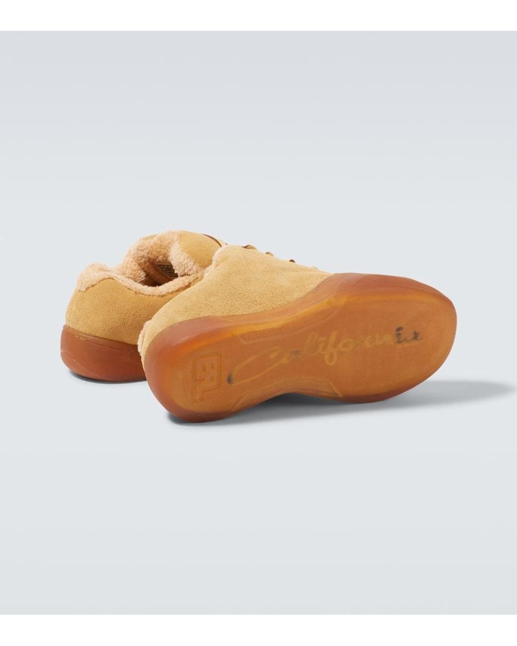 ERL Sneakers Sand Vamp Aus Veloursleder in Natural für Herren