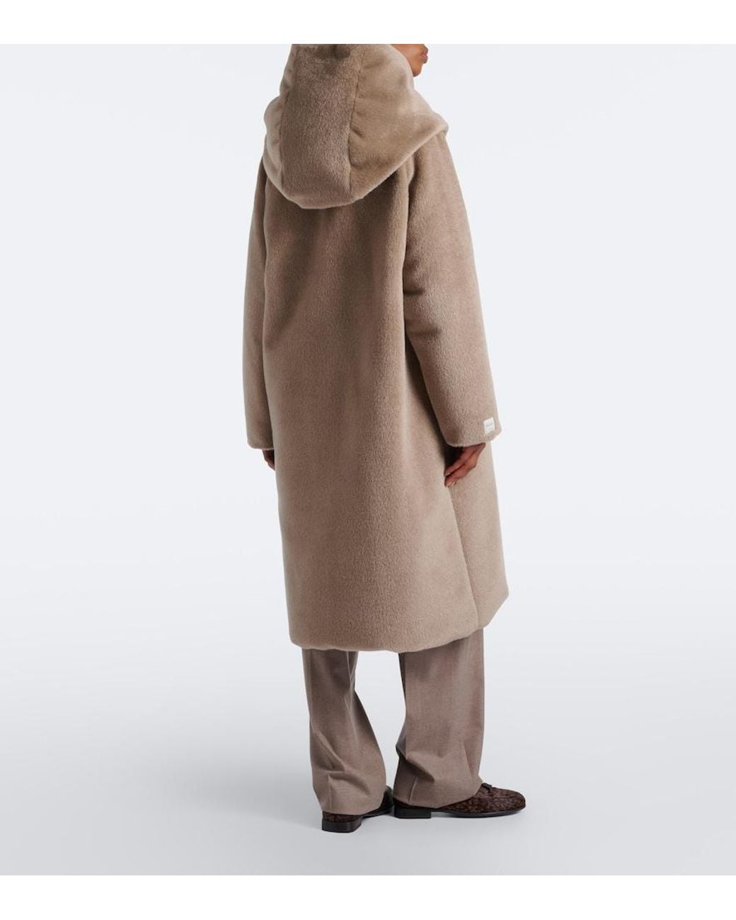 Max Mara Natural The Cube Reversible Alpaca And Wool Down Coat