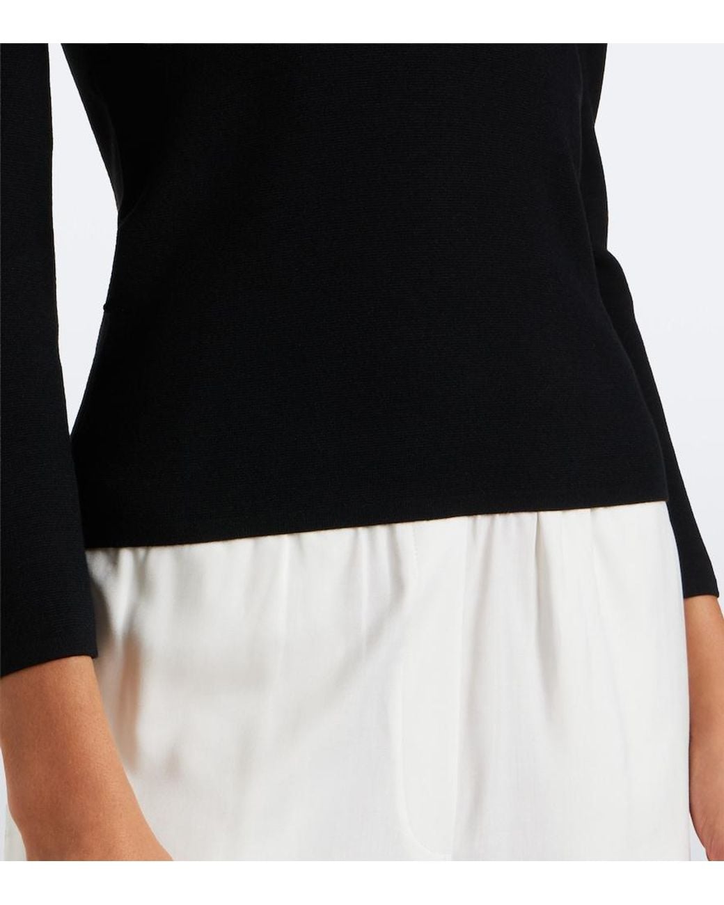 Totême Black Pullover Aus Strick