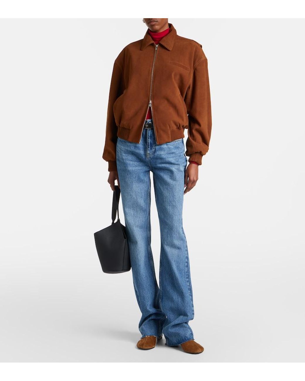 Proenza Schouler Brown Glove Suede Ankle Boots
