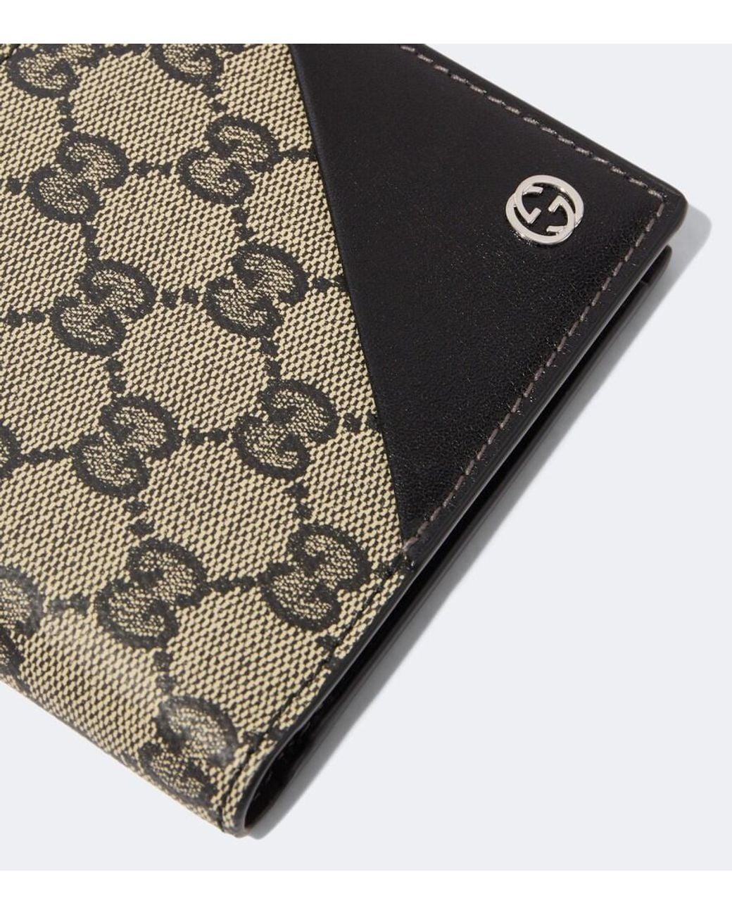 Gucci Metallic Interlocking G Gg Canvas Bifold Wallet for men