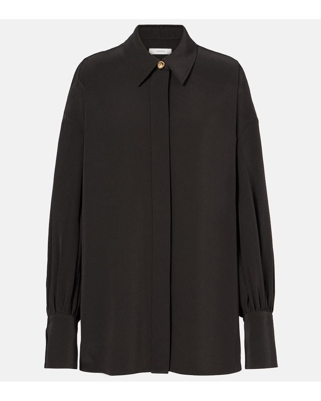 Joseph Black Camilia Satin Twill Shirt
