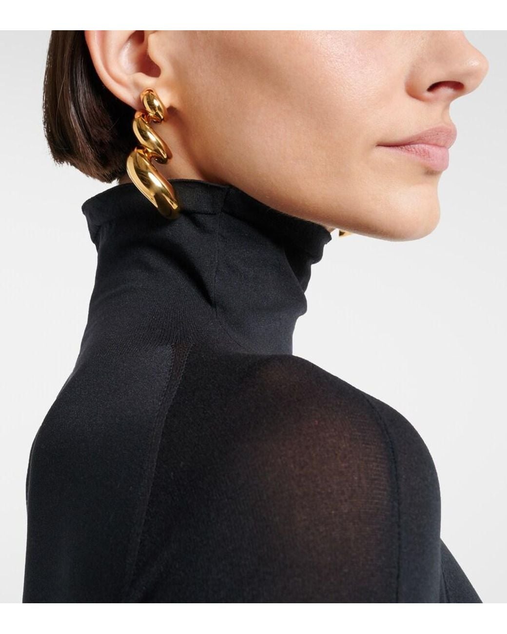 Alaïa Metallic Torsion Earrings