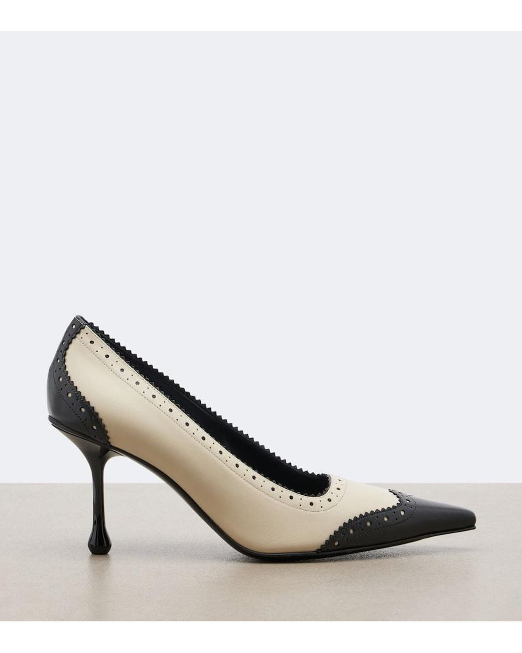 Jimmy Choo White Ixia Leather Pumps