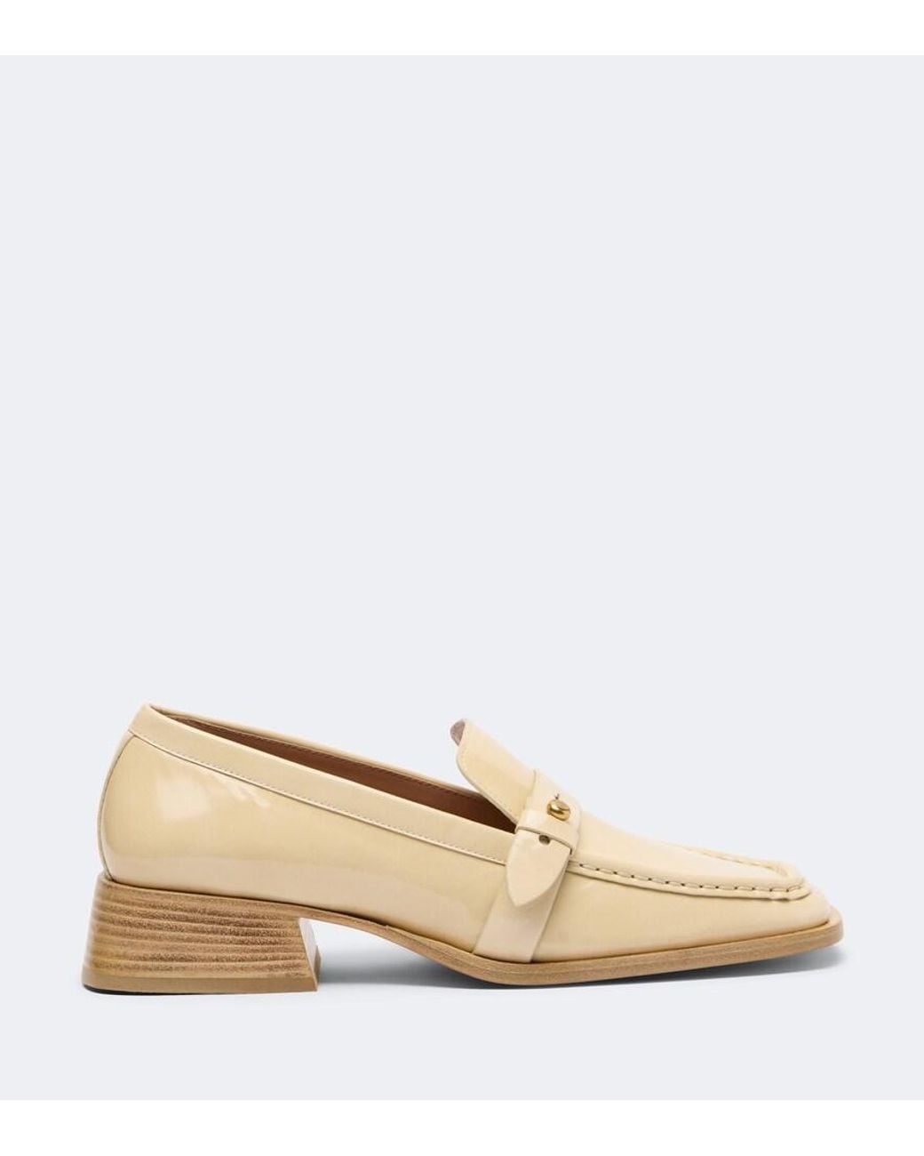 Zimmermann Natural Astor Patent Leather Loafers