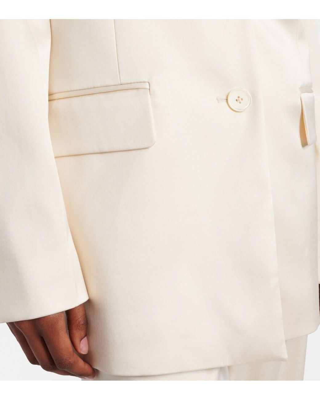 Totême Natural Satin Blazer