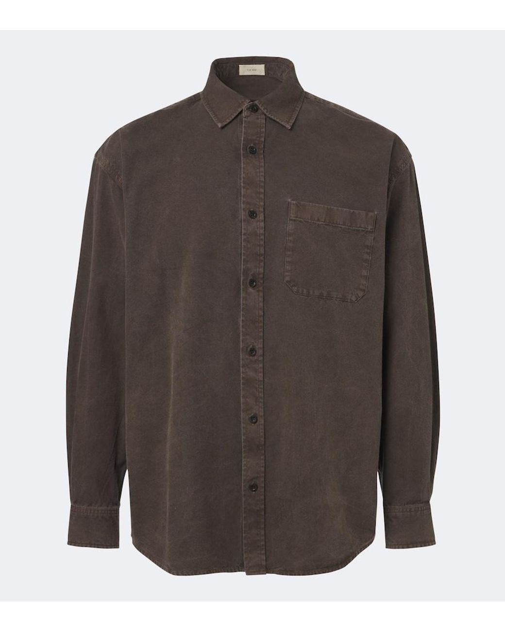 The Row Brown Sadel Denim Shirt for men