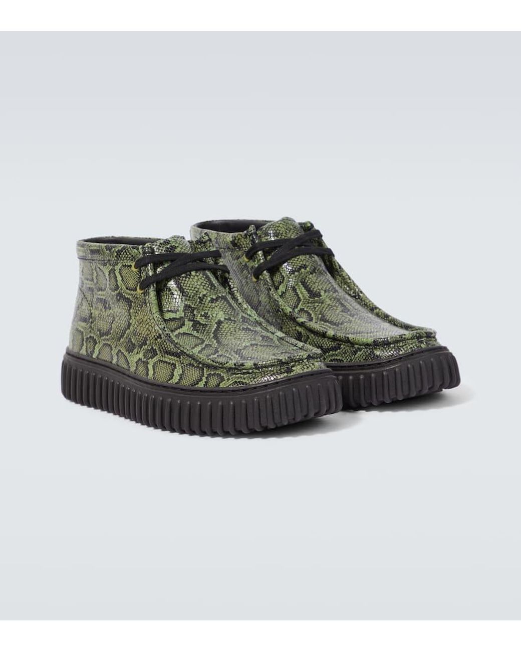 靴 MARTINE ROSE Clarks TORHILL HI Clarks Torhill Hi Martine Rose Rose Snake Men's - 26178354 - US