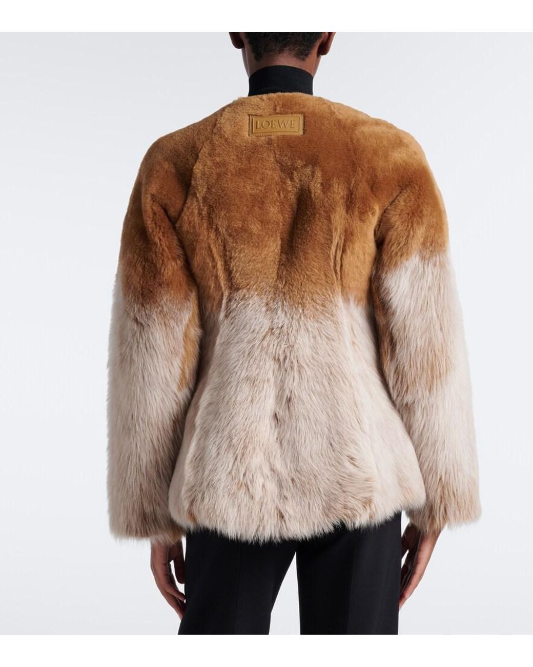 Loewe Brown Calf Hair Jacket