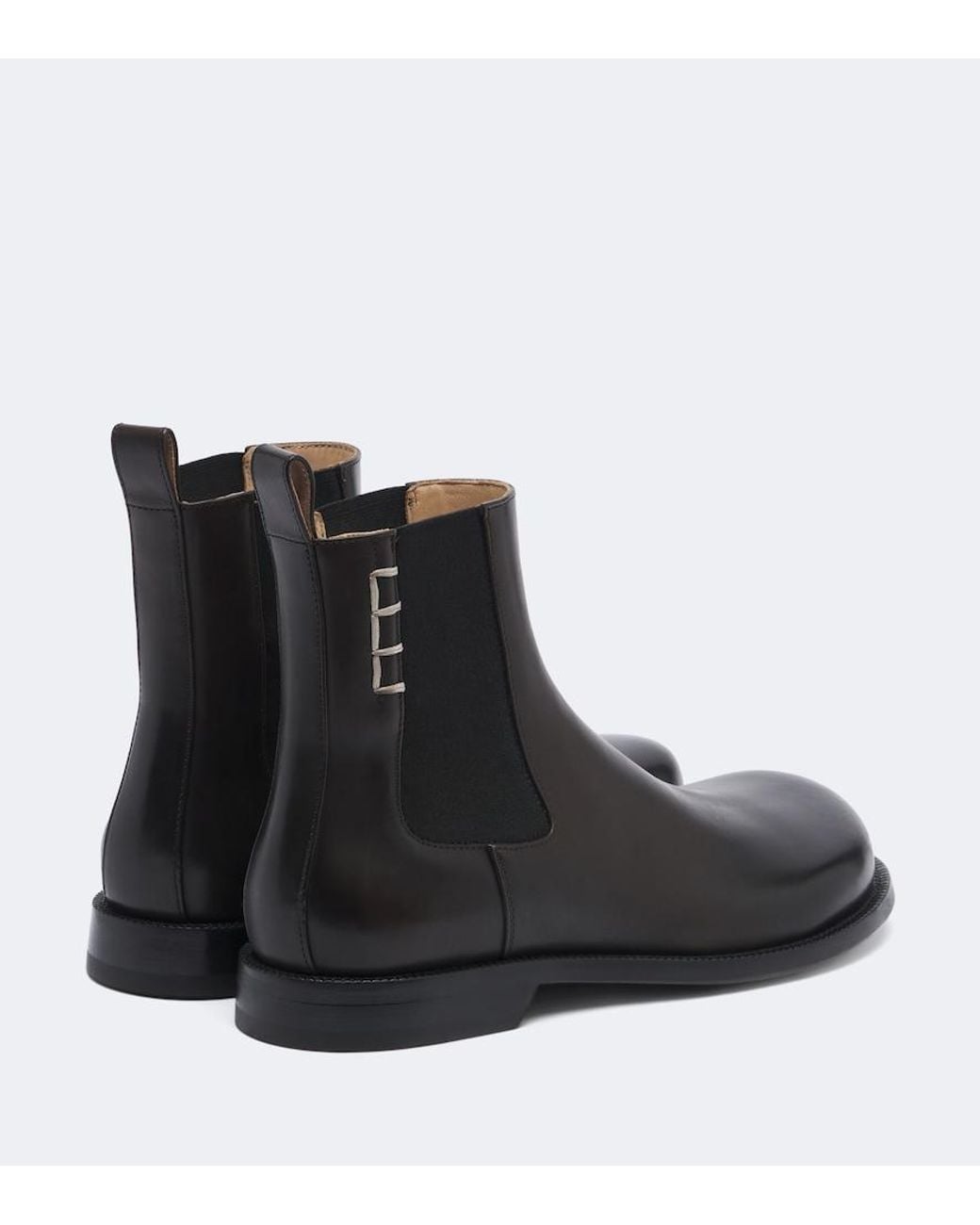 J.W. Anderson Black Leather Chelsea Boots